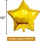 24-Pack Gold Star Balloons – 18-Inch Self-Sealing Mylar Gold Star-Shaped Balloons for Weddings, Birthdays & Baby Showers – Reusable, Eco-Friendly